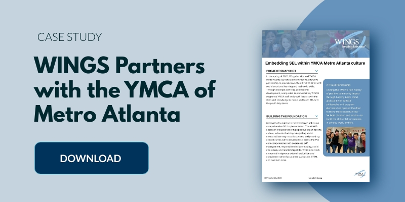 Call to action to download YMCA case study